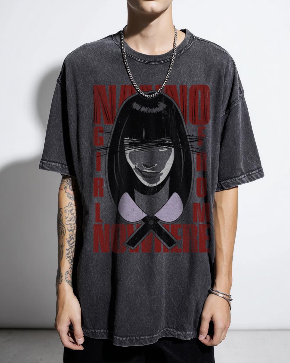 Nanno "The Girl From Nowhere" Netflix Horror T-Shirt - Thai School Psychopath Design
