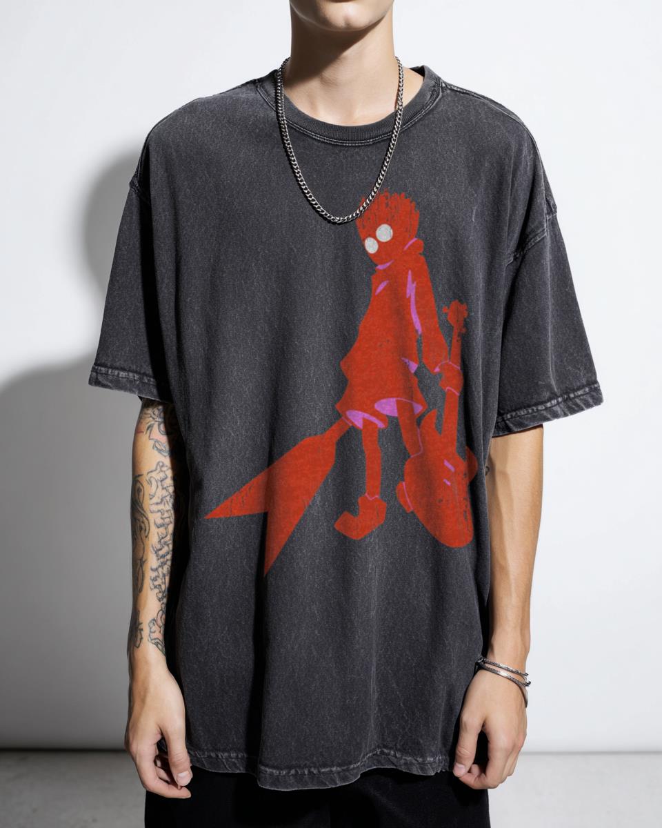 Naota Nandaba FLCL Fooly Cooly Anime T-Shirt - Canti Haruko Manga Fan