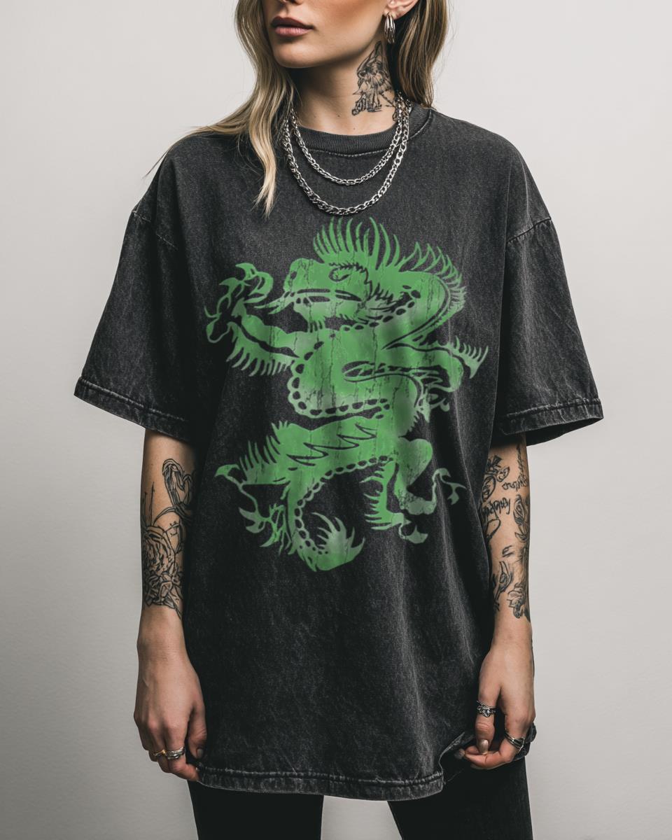 Natalie Imbruglia Torn Dragon Graphic T-Shirt – 90s Pop Music Fan