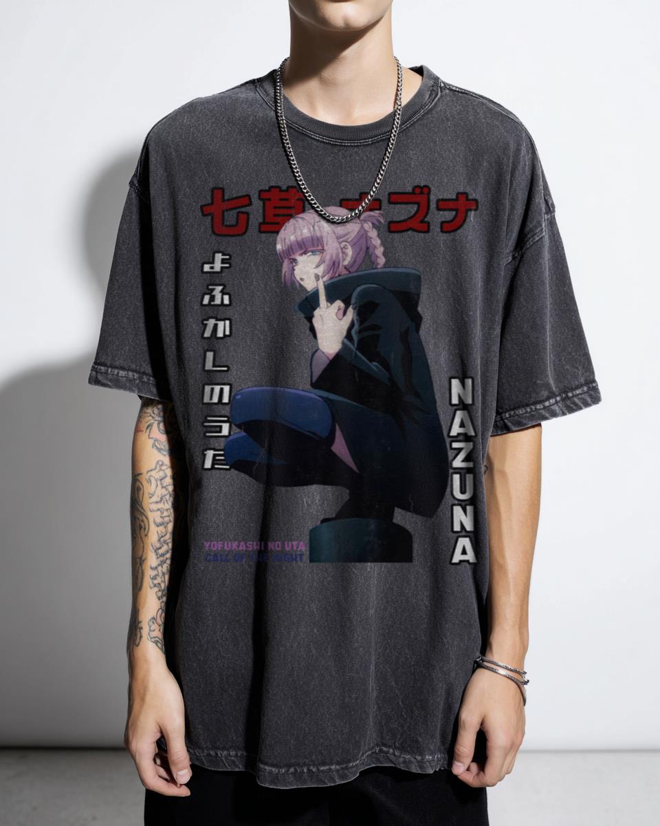Nazuna Nanakusa Yofukashi no Uta Vampire Anime T-Shirt - Call of the Night Fan