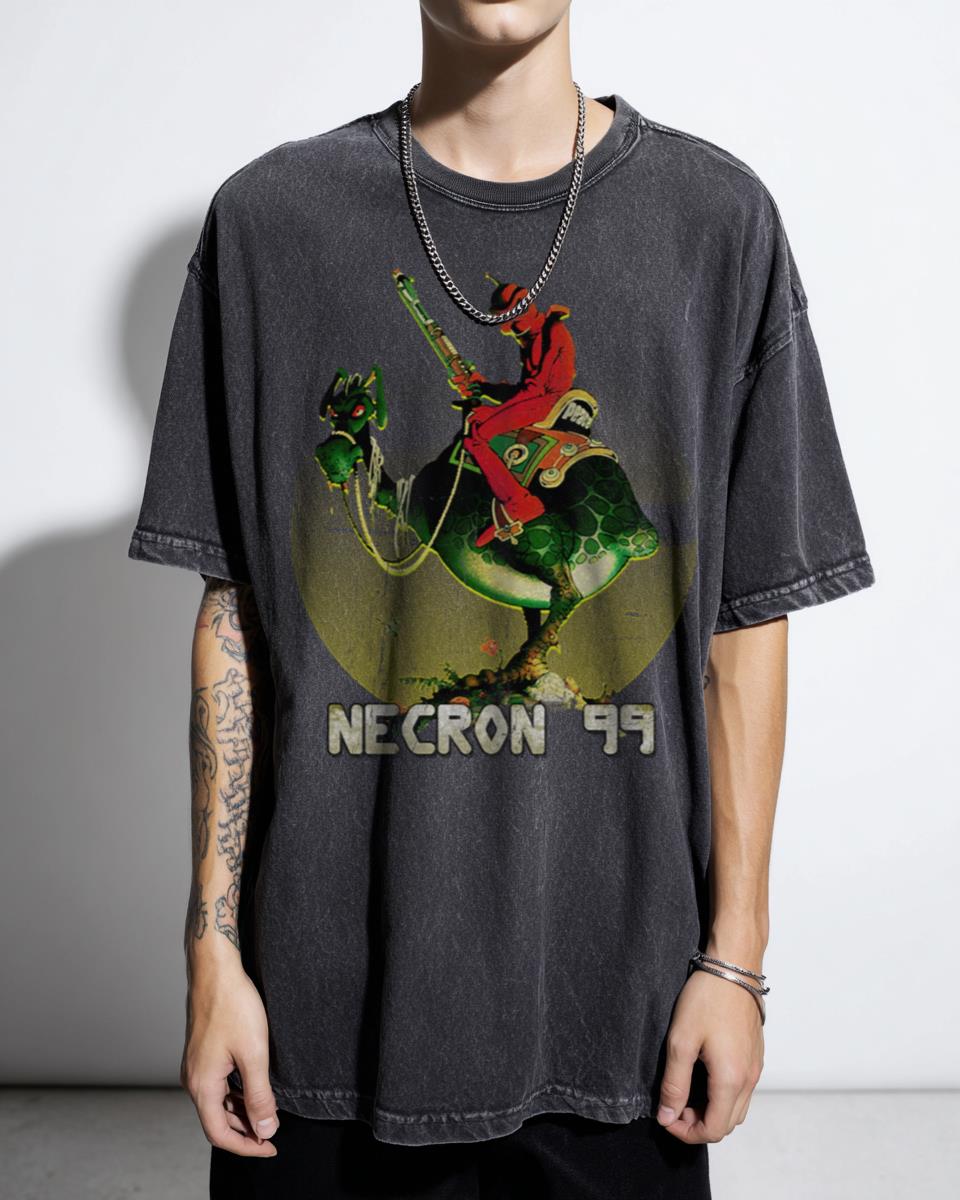 Necron 99 Wizards Animated Sci-Fi T-Shirt - Ralph Bakshi Post Apocalyptic Film Fan