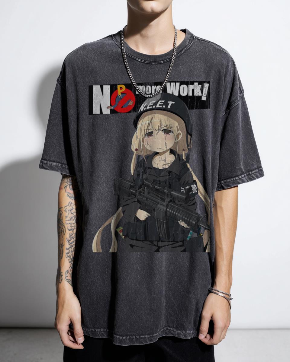 NEET Commando Anime T-Shirt - Kawaii Otaku Idol Girl