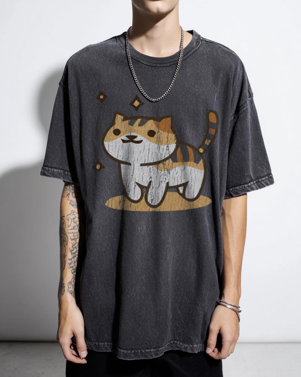 Neko Atsume Gaming Anime Cat T-Shirt