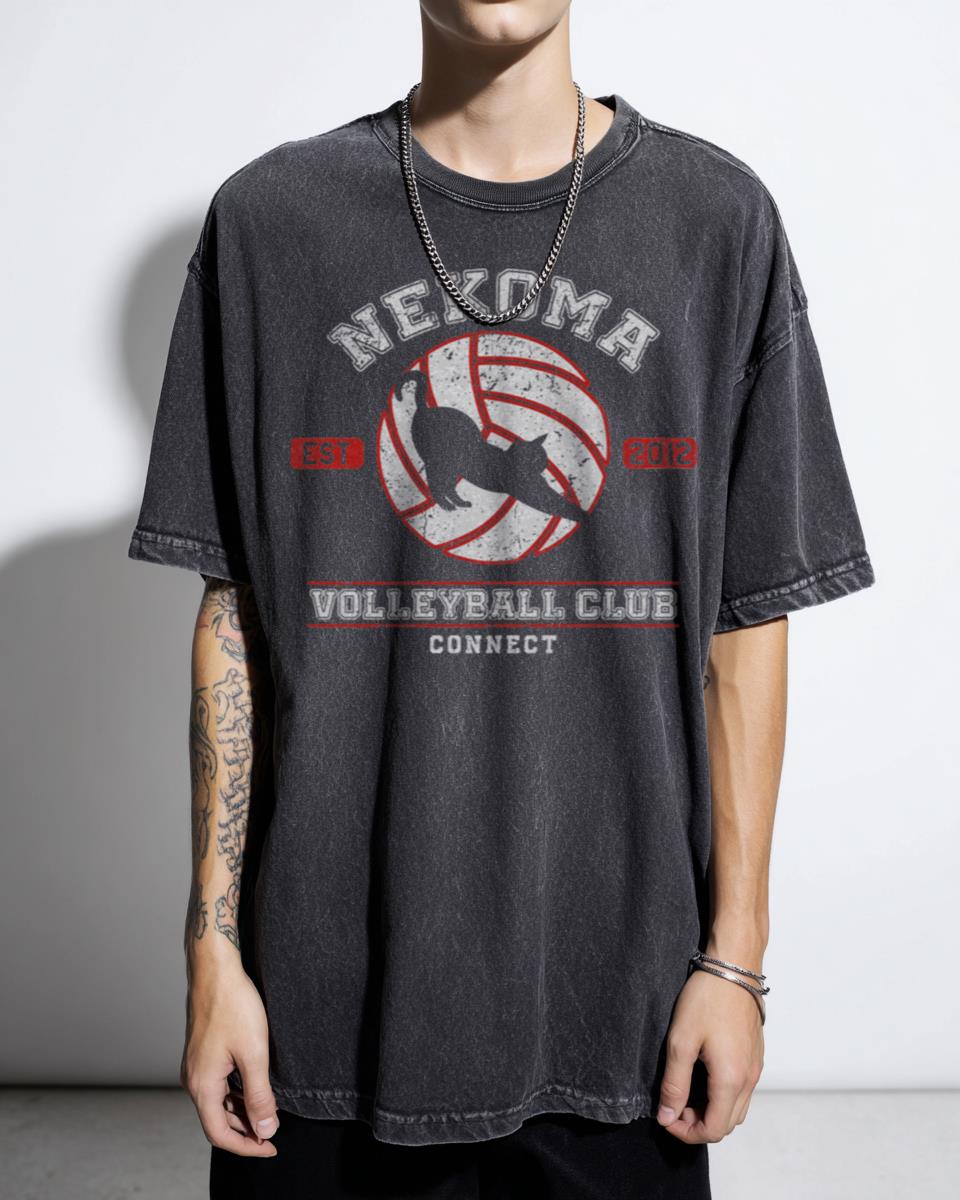 Nekoma Connect High School Volleyball Classic T-Shirt - Haikyuu Anime Fan