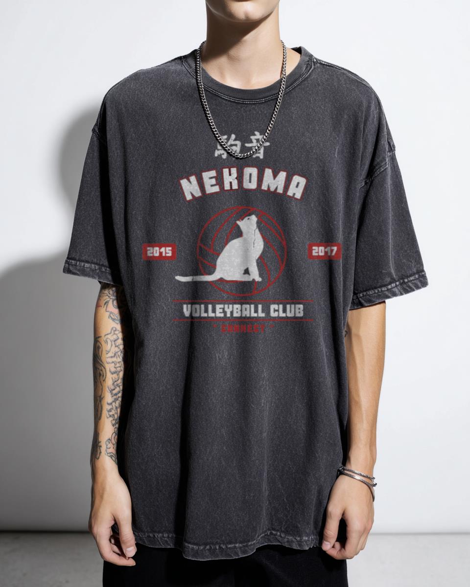 Nekoma High Haikyuu Volleyball Anime T-Shirt - Japanese Sports Manga Fan