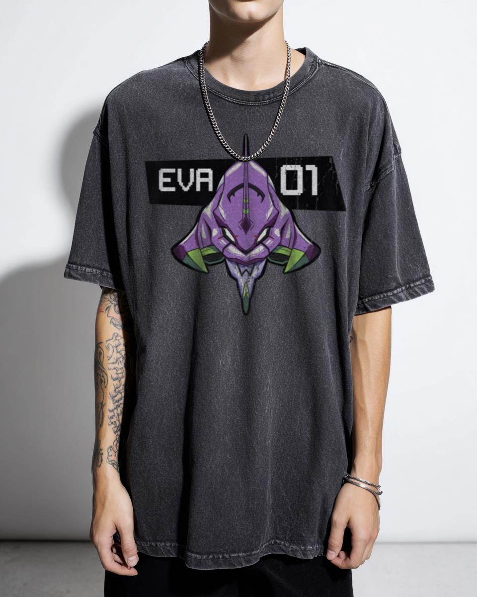 Neon Genesis Evangelion EVA 01 Mecha Robot T-Shirt - Anime Manga Fan Apparel Unisex