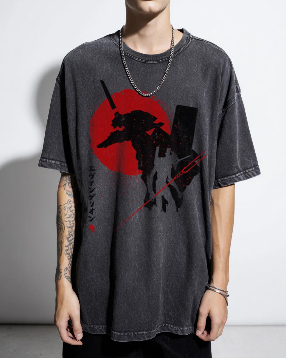 Neon Genesis Evangelion Longinus Spear Anime Art T-Shirt - NERV Fan Unisex