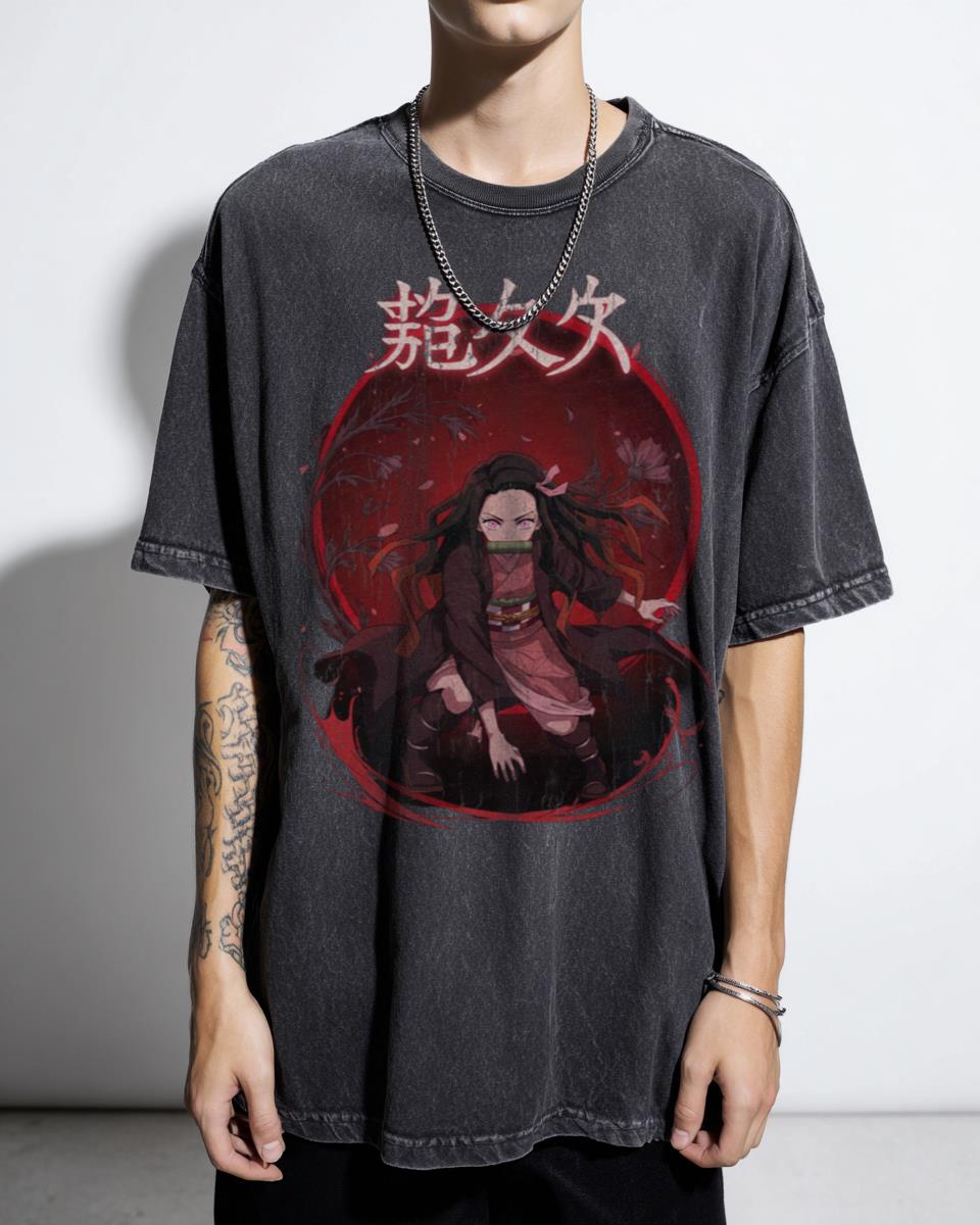 Nezuko Kamado Demon Slayer Anime T-Shirt - Premium Fan Art