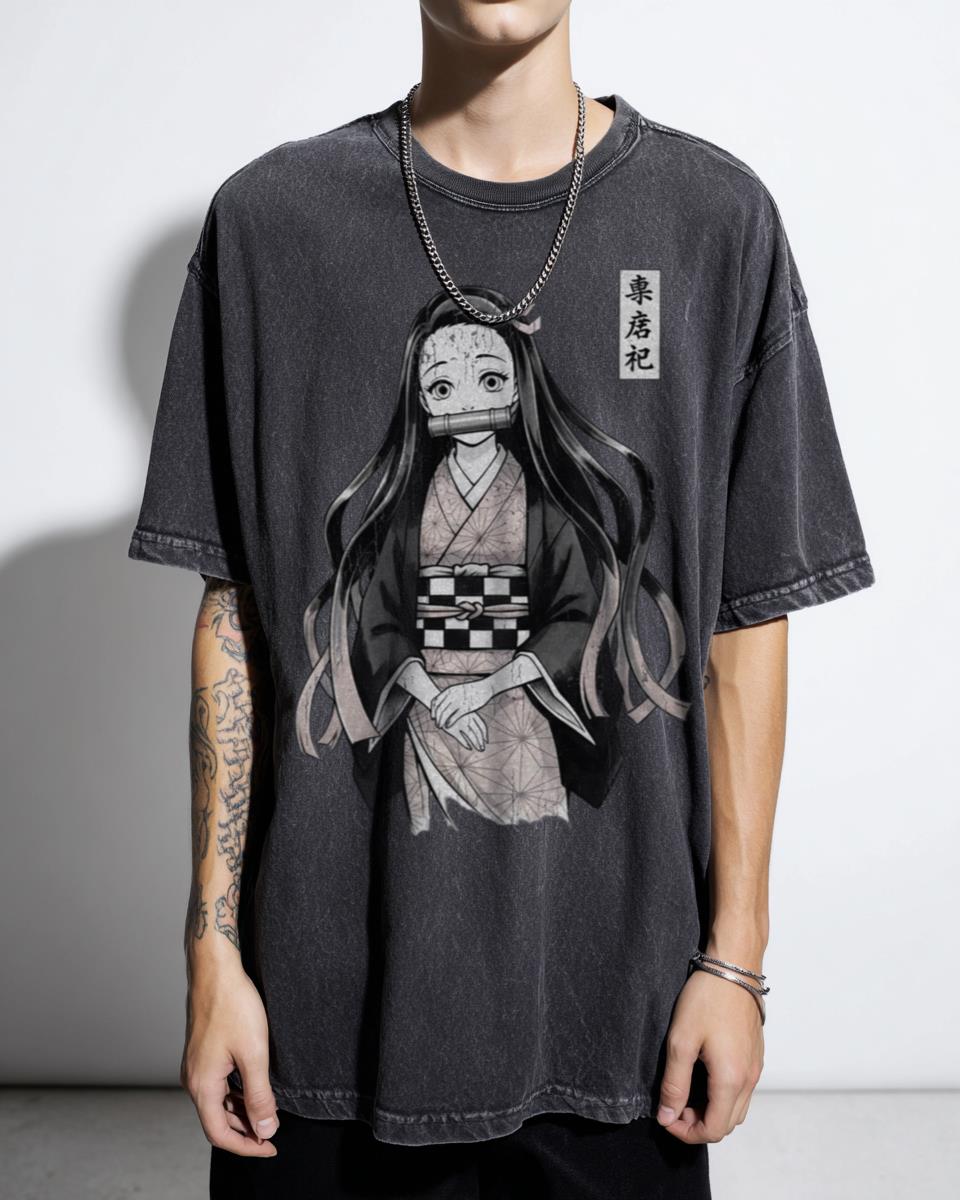 Nezuko Kamado Demon Slayer Anime T-Shirt - Premium Fan Art