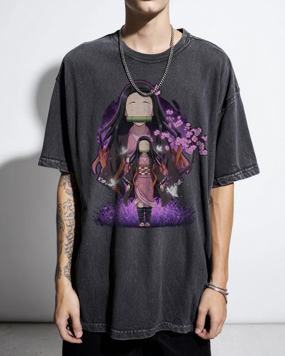 Nezuko Kamado Demon Slayer Anime T-Shirt - Premium Fan Art
