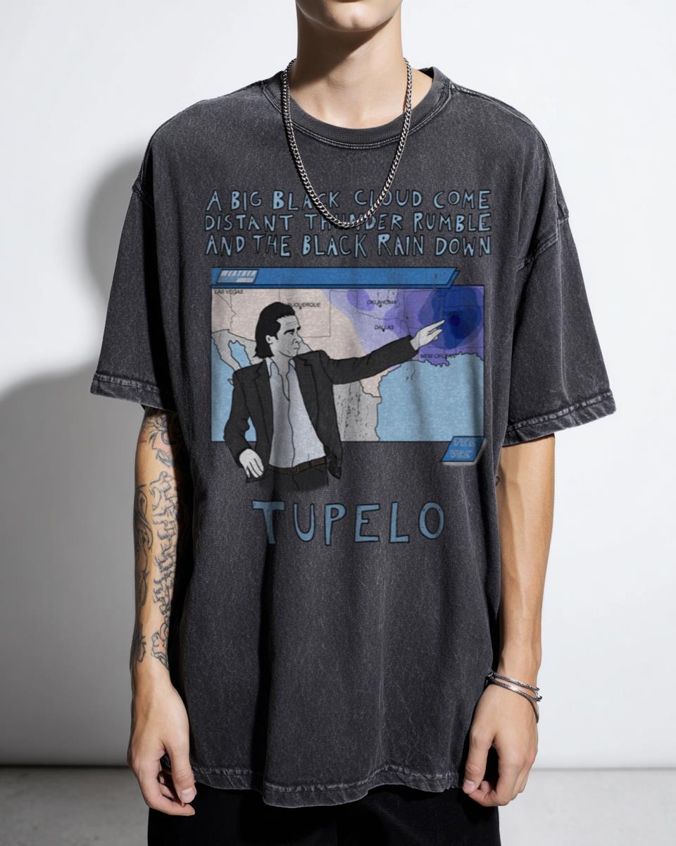 Nick Cave & The Bad Seeds Tupelo T-Shirt - Goth Rock Music Fan