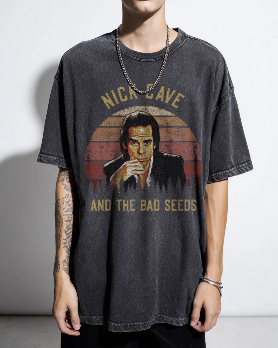 Nick Cave & The Bad Seeds Vintage Acidwash Rock Tee