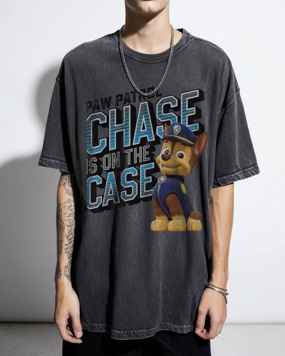 Nickelodeon PAW Patrol Chase Is On The Case Acidwash Tee