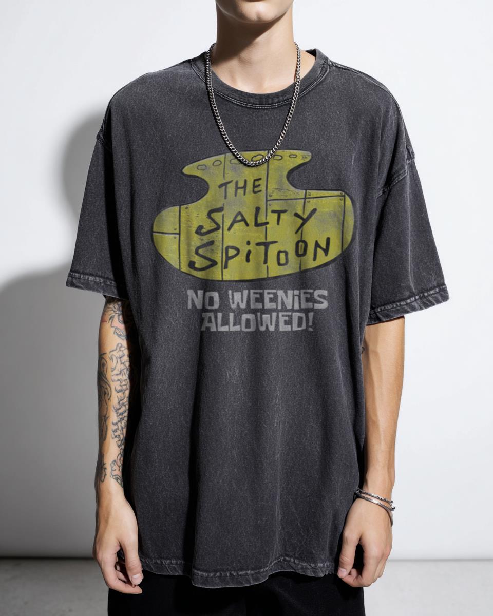 Nickelodeon Spongebob Salty Spitoon Acidwash Tee