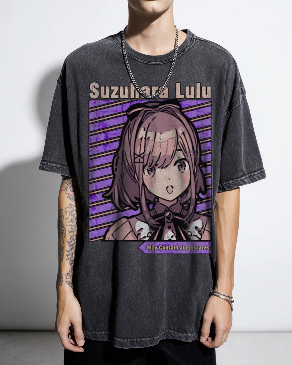 Nijisanji Suzuhara Lulu Vtuber Anime T-Shirt - Virtual Idol Fan Merch