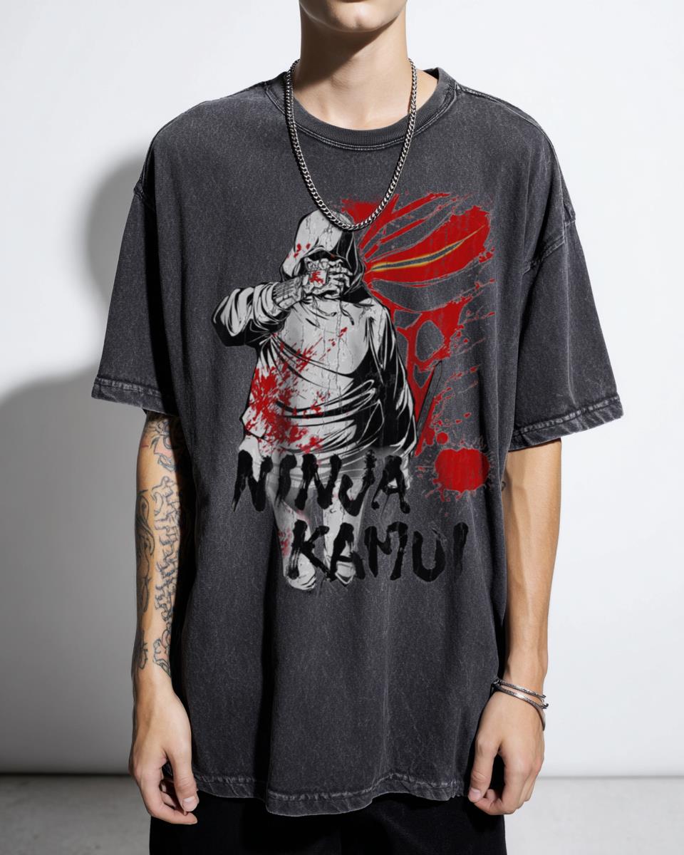 Ninja Kamui Anime 2024 Joe Higan T-Shirt - Former Ninja Action Series Tee