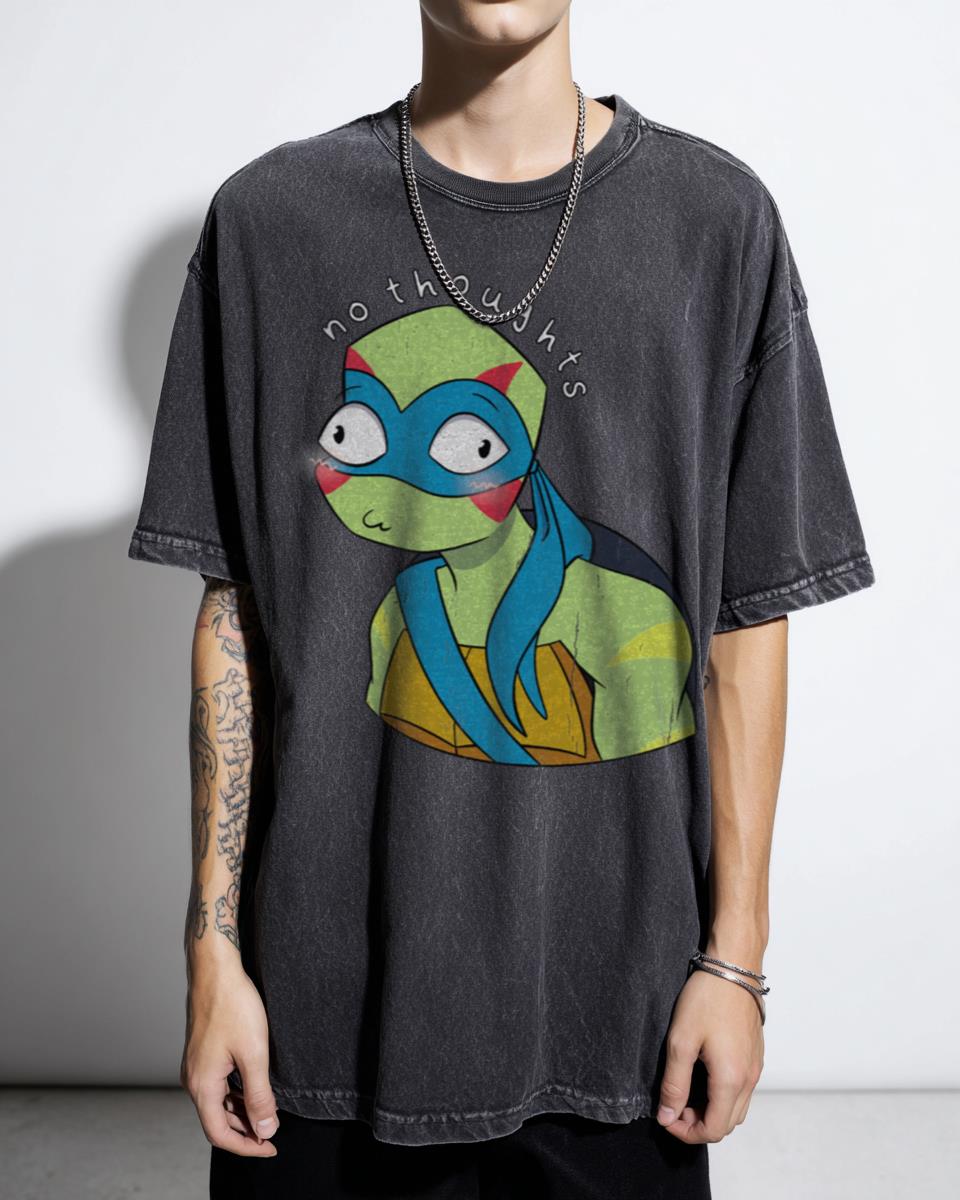 No Thoughts Leo T-Shirt - Funny TMNT Leonardo Head Empty Meme