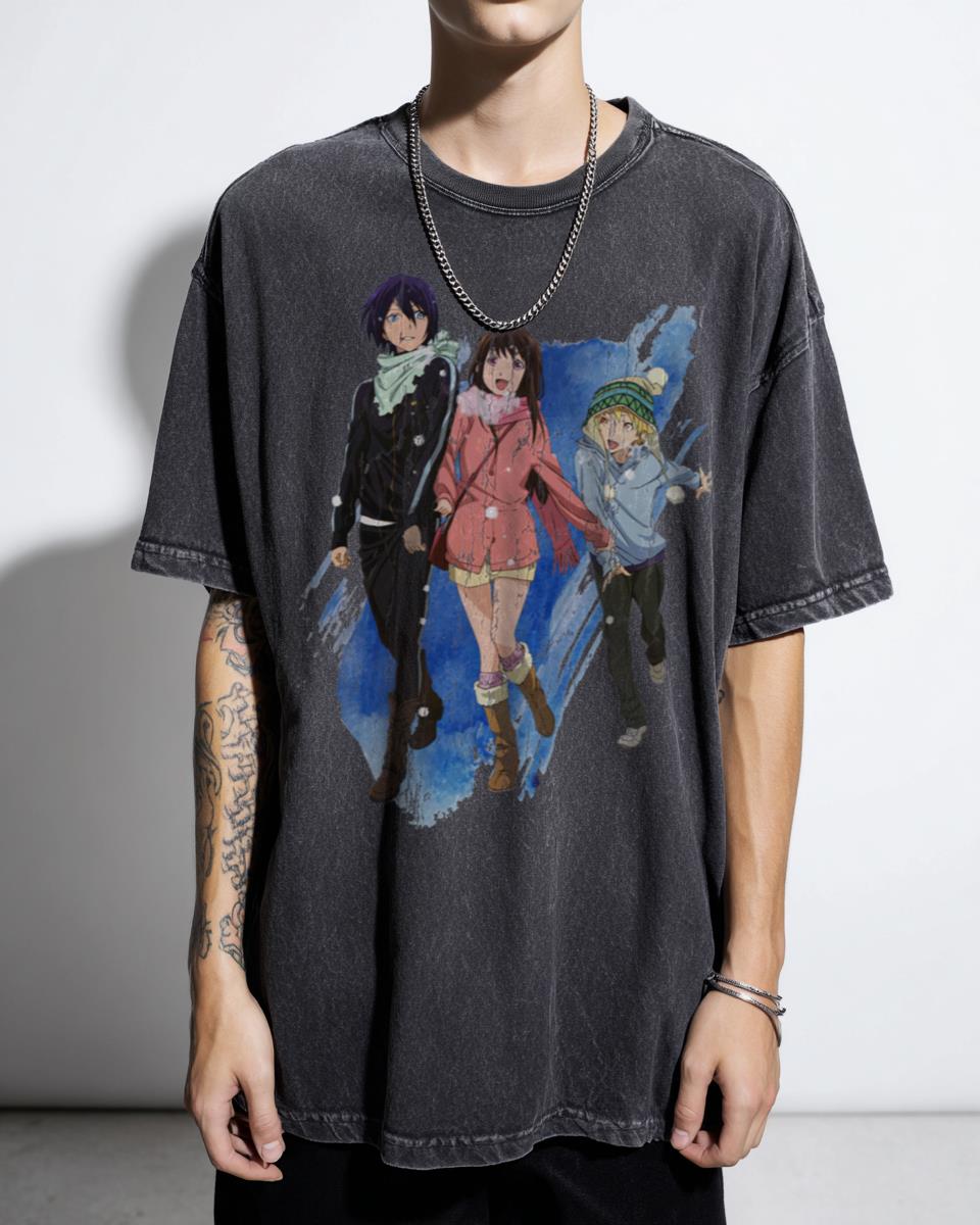 Noragami Yato Hiyori Yukine Anime T-Shirt - God of Calamity Manga Fan Unisex