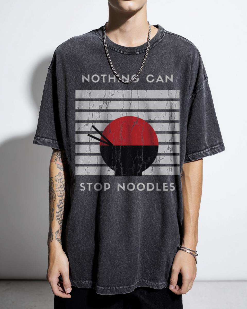 Nothing Can Stop Noodles Funny Ramen T-Shirt | Kawaii Food
