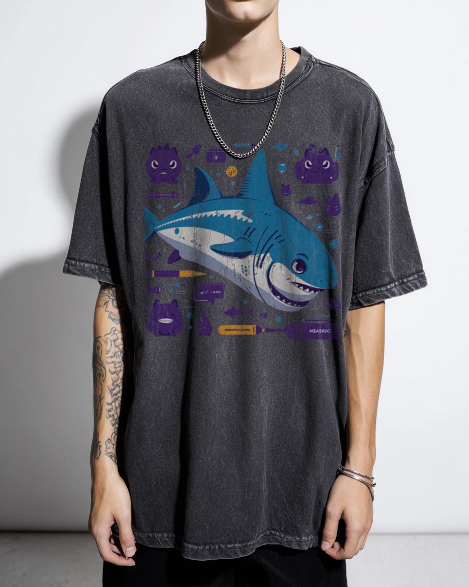 Ocean's Apex Predator T-Shirt | Fierce Shark Marine Life Tee