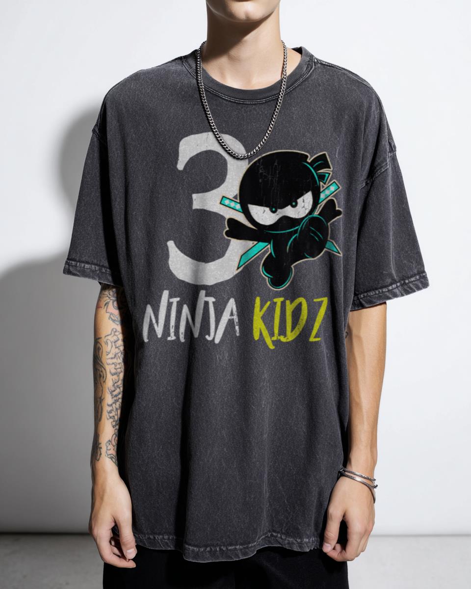 Official Ninja Kidz TV Birthday T-Shirt - Funny Kids Ninja Fan Apparel