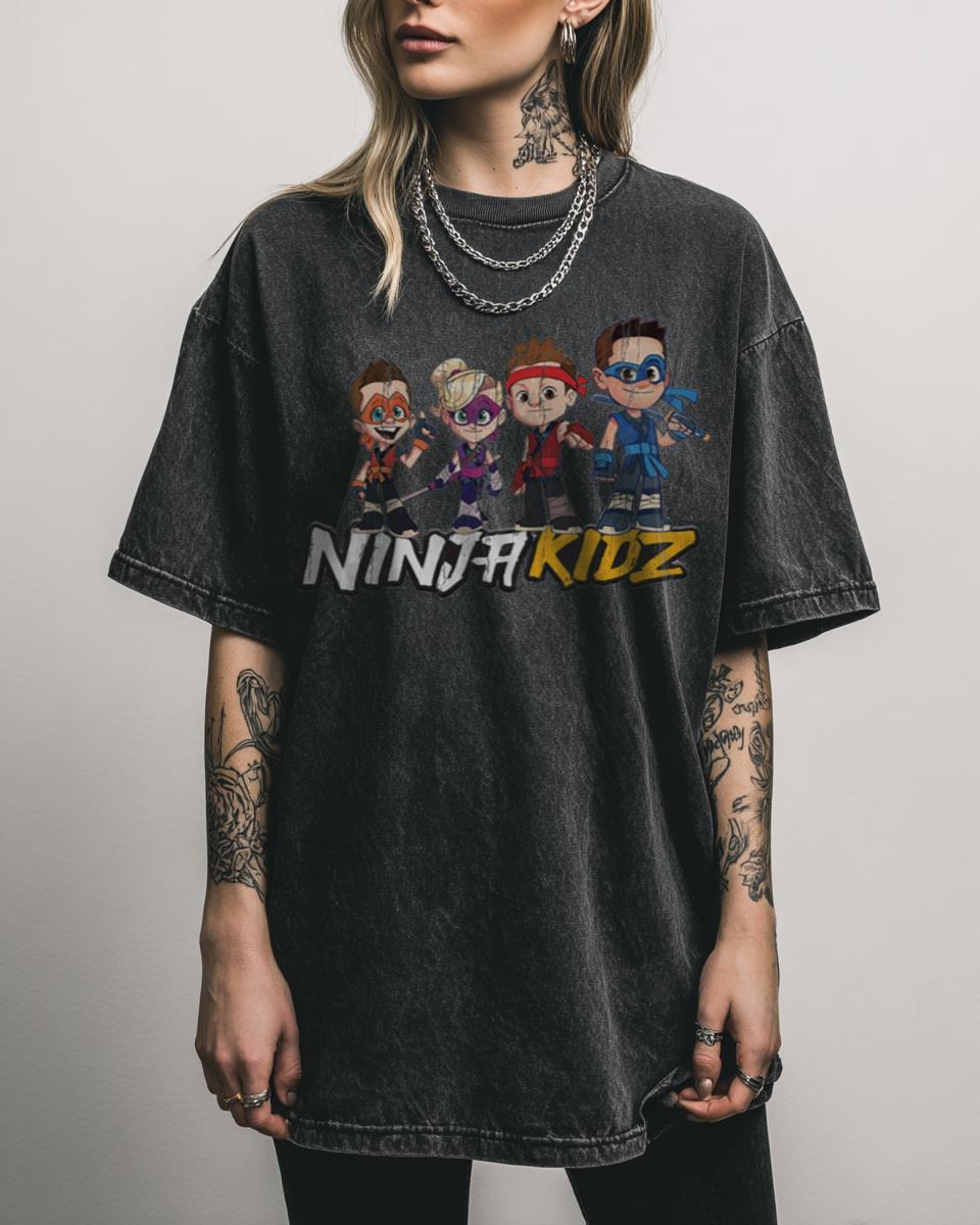 Official Ninja Kidz TV Cartoon T-Shirt – Kids & Youth Funny Ninja Merch