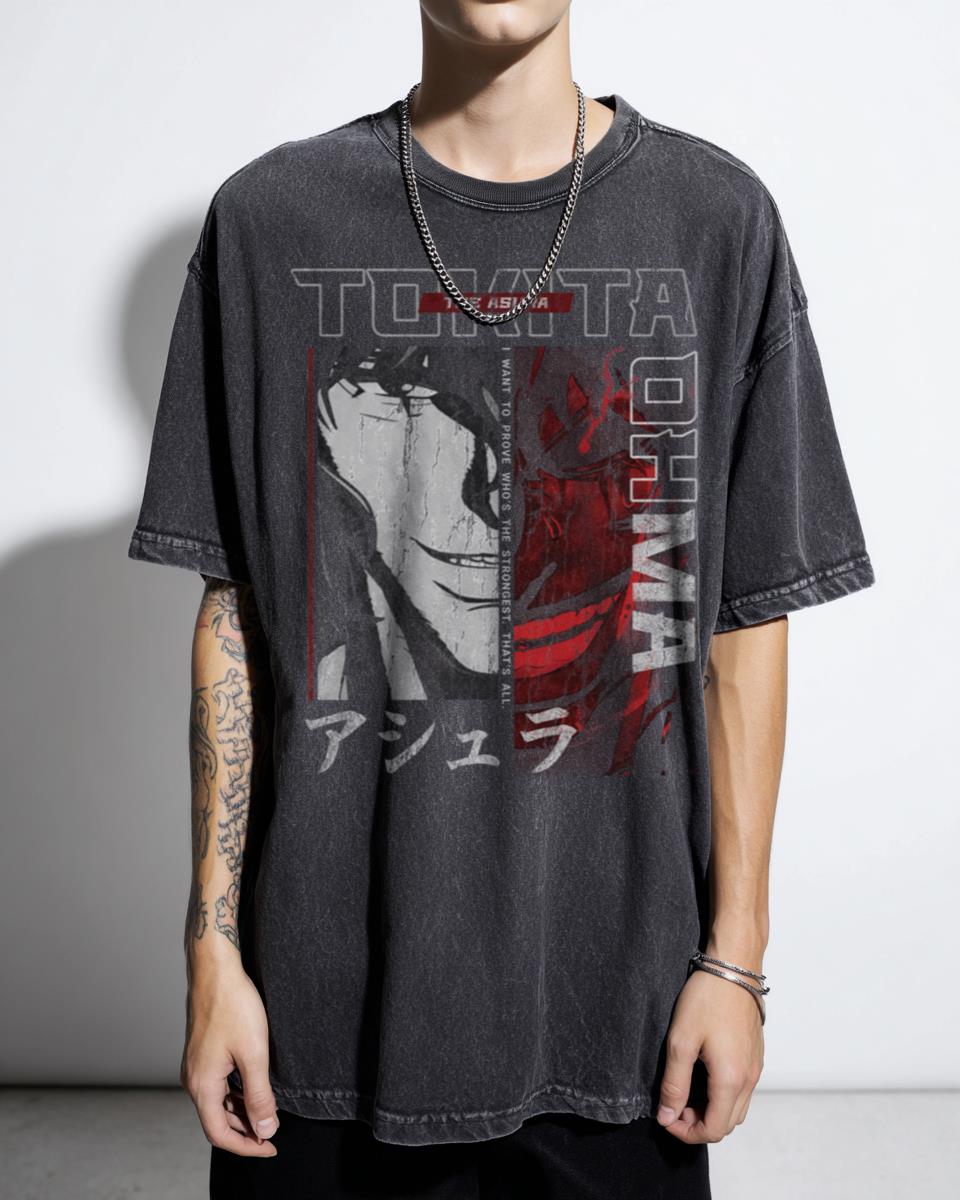 Ohma Tokita 2 Sides Kengan Ashura Omega T-Shirt - Anime Manga Fighter