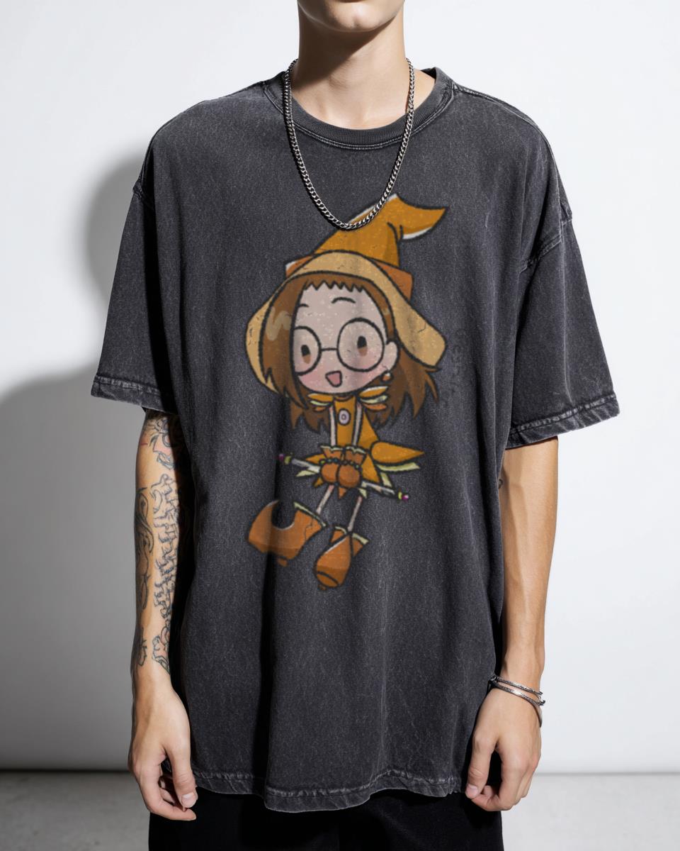 Ojamajo Doremi Hazuki Chibi T-Shirt - Magical Girl Witch Anime Manga