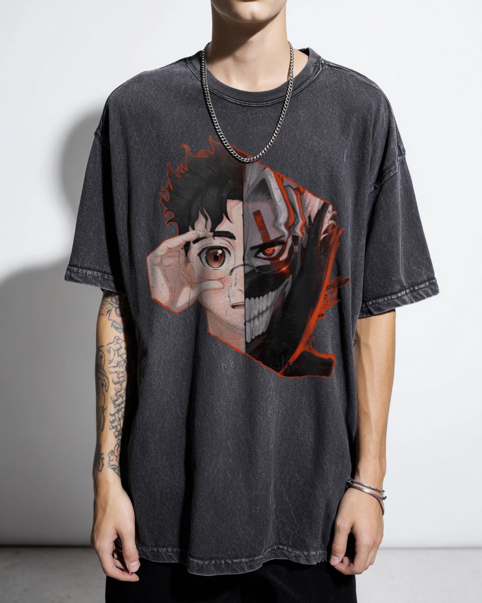 Okarun Ken Takakura Dandadan Anime Aesthetic T-Shirt - Shonen Manga Otaku Gaming Apparel