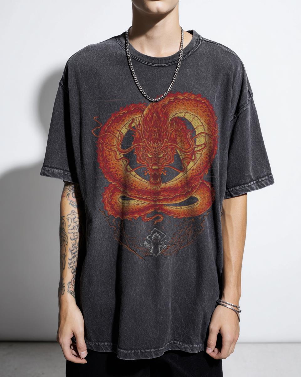 One Piece Kaido Flame Dragon T-Shirt | Yonko Anime Fan Tee