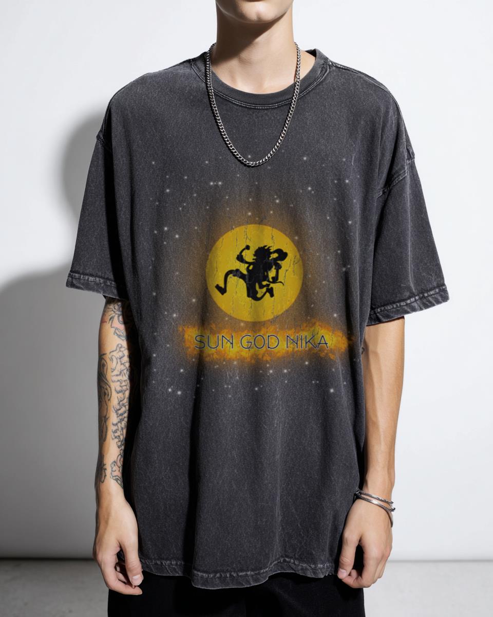 One Piece Sun God Nika T-Shirt | Luffy Awakening Gear 5