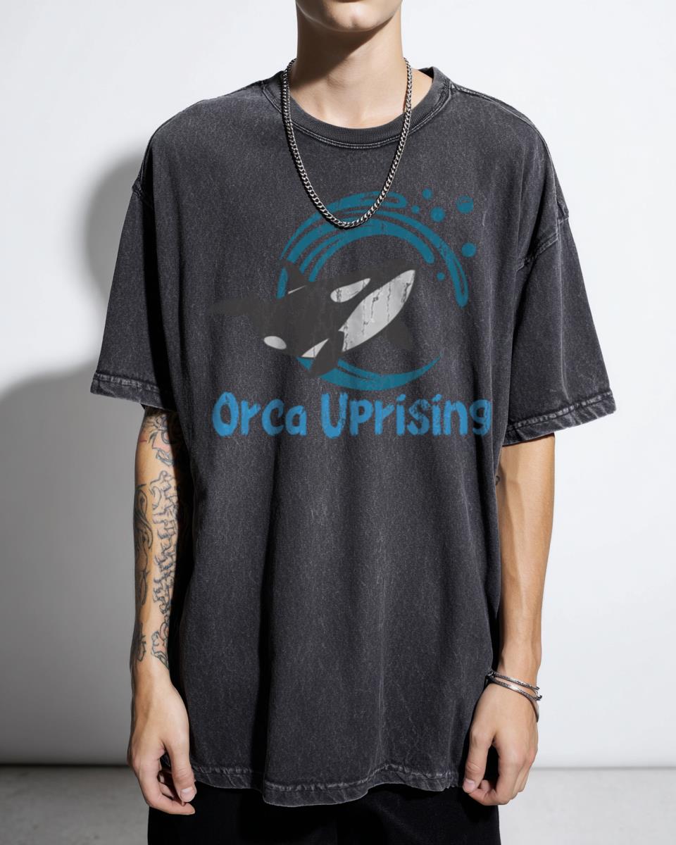 Orca Uprising Marine Life T-Shirt - Killer Whale Attack Ocean Fan Unisex