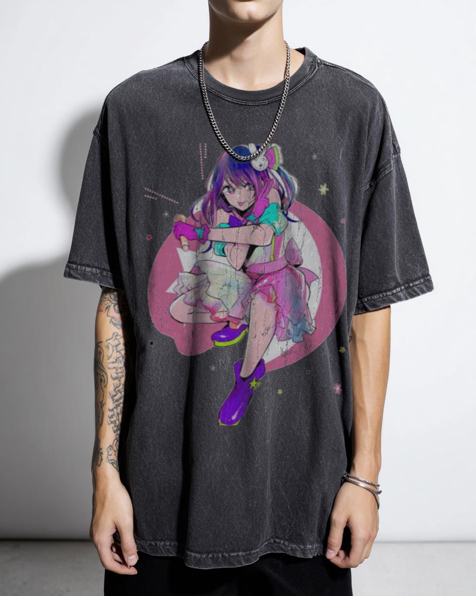 Oshi no Ko Ai Hoshino Kawaii Anime Graphic Tee