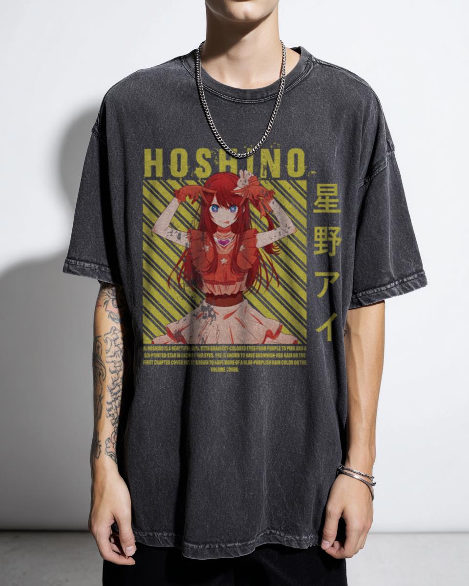 Oshi No Ko Ai Hoshino Kawaii Manga Graphic Tee