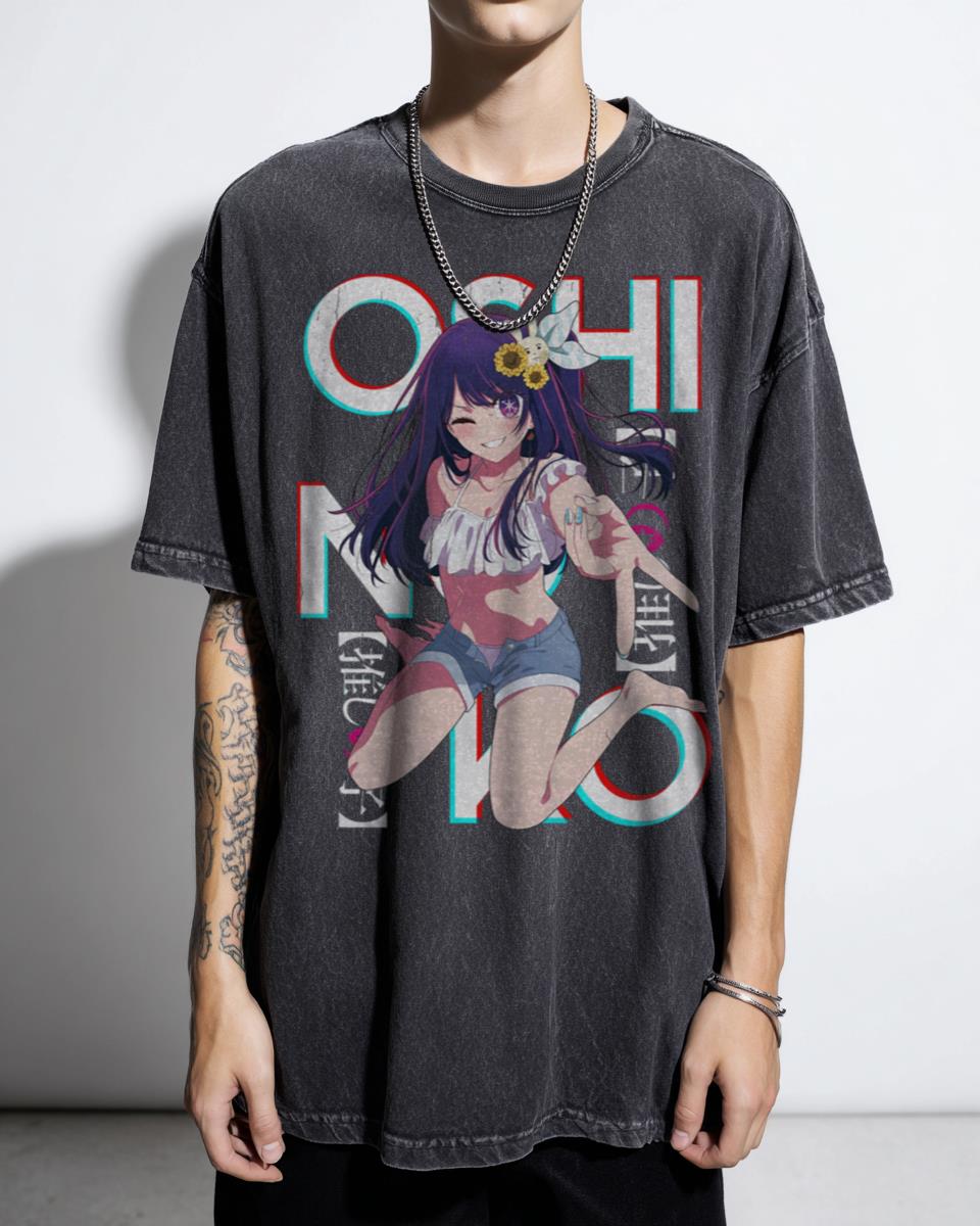 Oshi No Ko Ai Hoshino 'She a Beauty' Anime Idol T-Shirt - Kawaii Manga Fan Unisex
