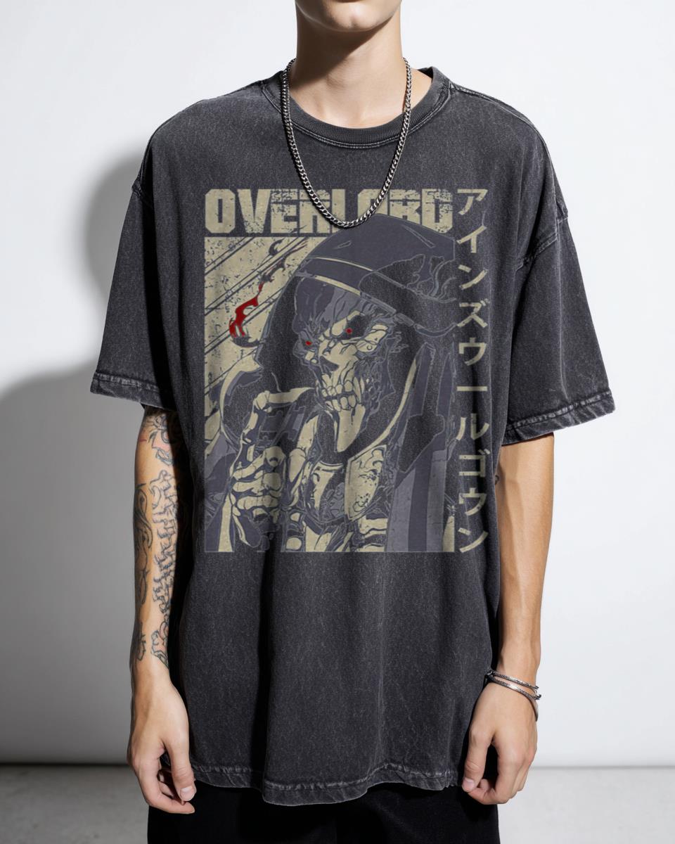 Overlord Ainz Ooal Gown Anime Manga T-Shirt - Isekai Fantasy Fan Apparel