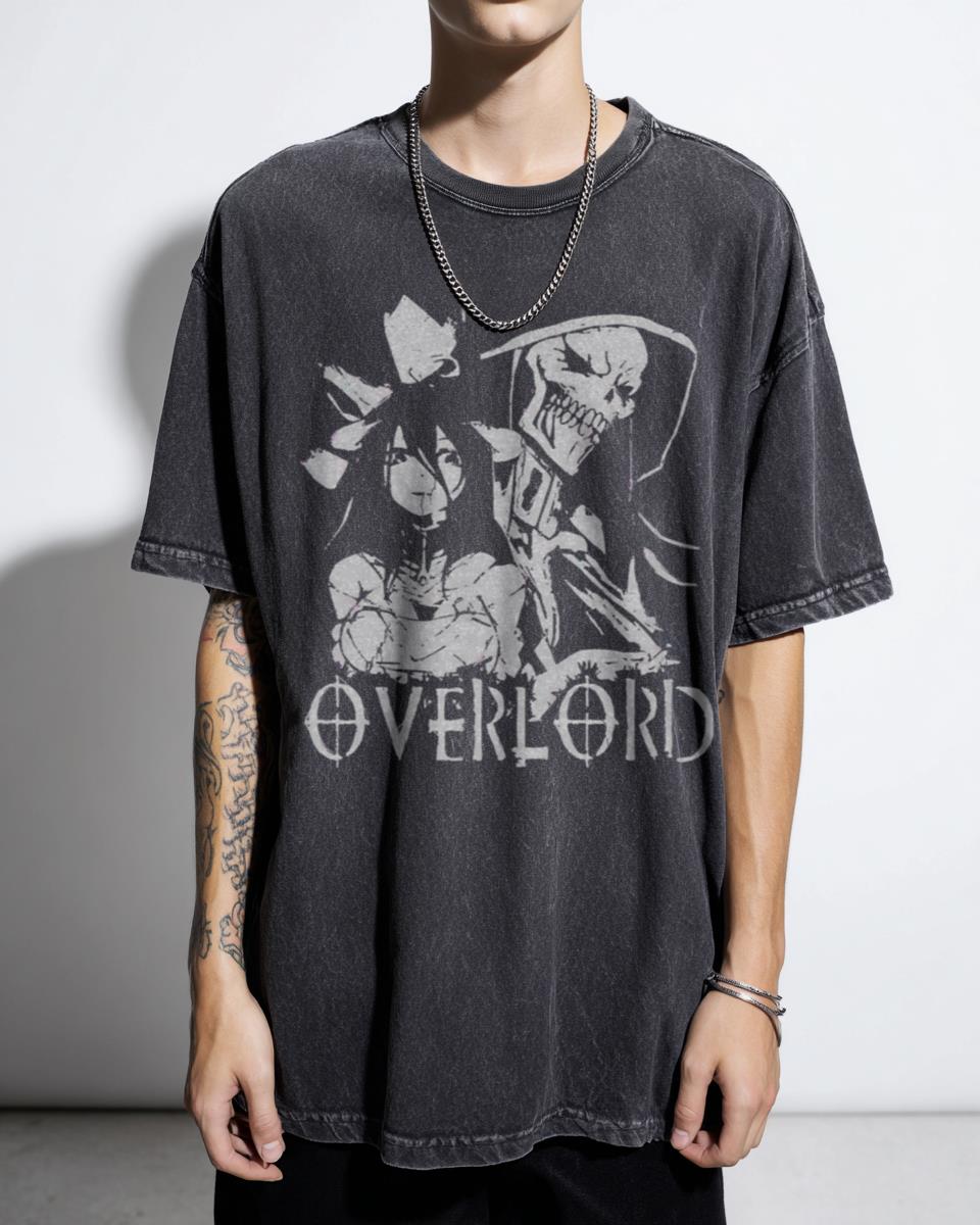 Overlord Albedo Ainz Ooal Gown Anime Manga Tee