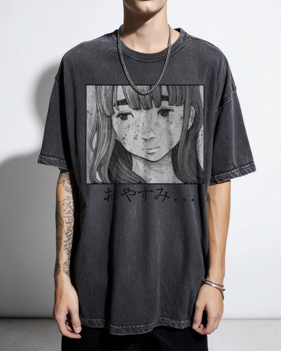 Oyasumi Punpun Aiko Tanaka Goodnight Anime Aesthetic Tee