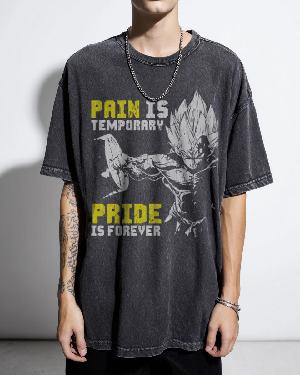 Pain Is Temporary Pride Is Forever Gym Dragon Ball Tee