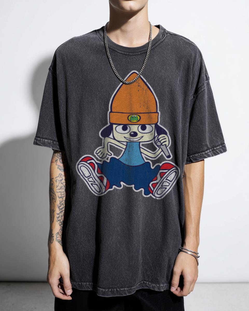 Parappa The Rapper Video Game Anime T-Shirt - Retro Music Fan
