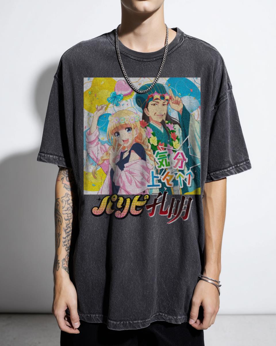 Paripi Komei Ya Boy Kongming! Anime T-Shirt - Party Music Fan Art