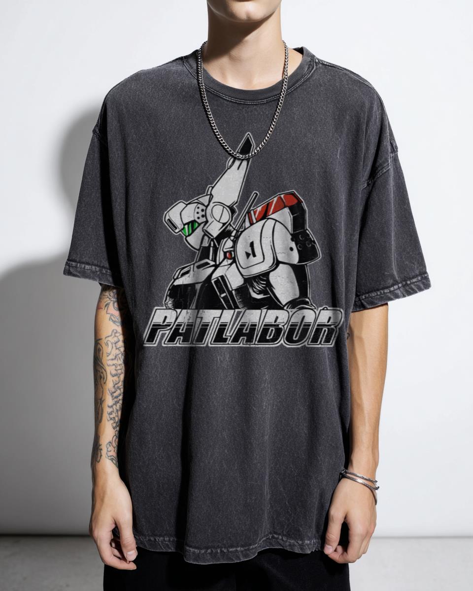 Patlabor Ingram Unit 01 Mecha Anime Manga T-Shirt - Sci-Fi Police Robot Fan Tee