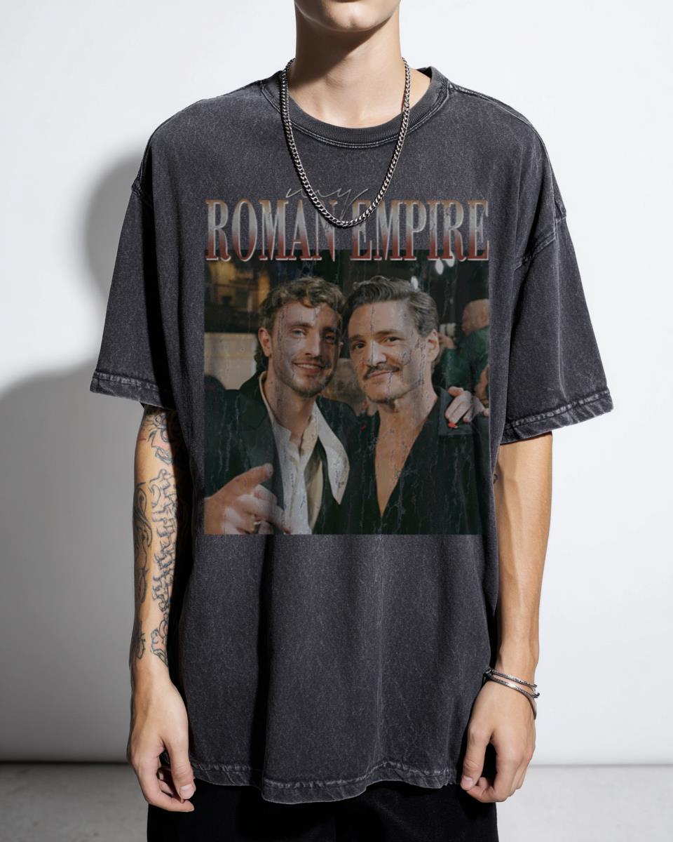 Pedro Pascal This Is My Roman Empire T-Shirt - 90s Retro Movie Fan Unisex