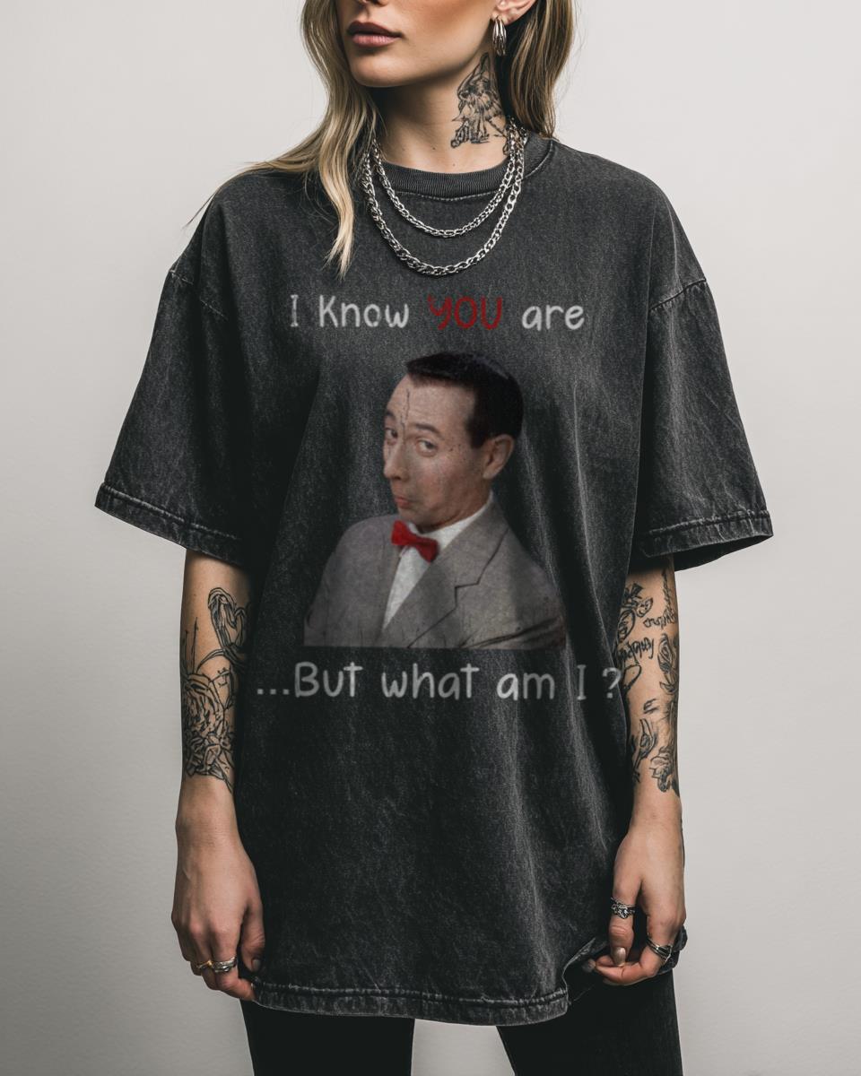 Pee-wee Herman ‘I Know You Are But What Am I’ T-Shirt | 80s Movie Quote Tee