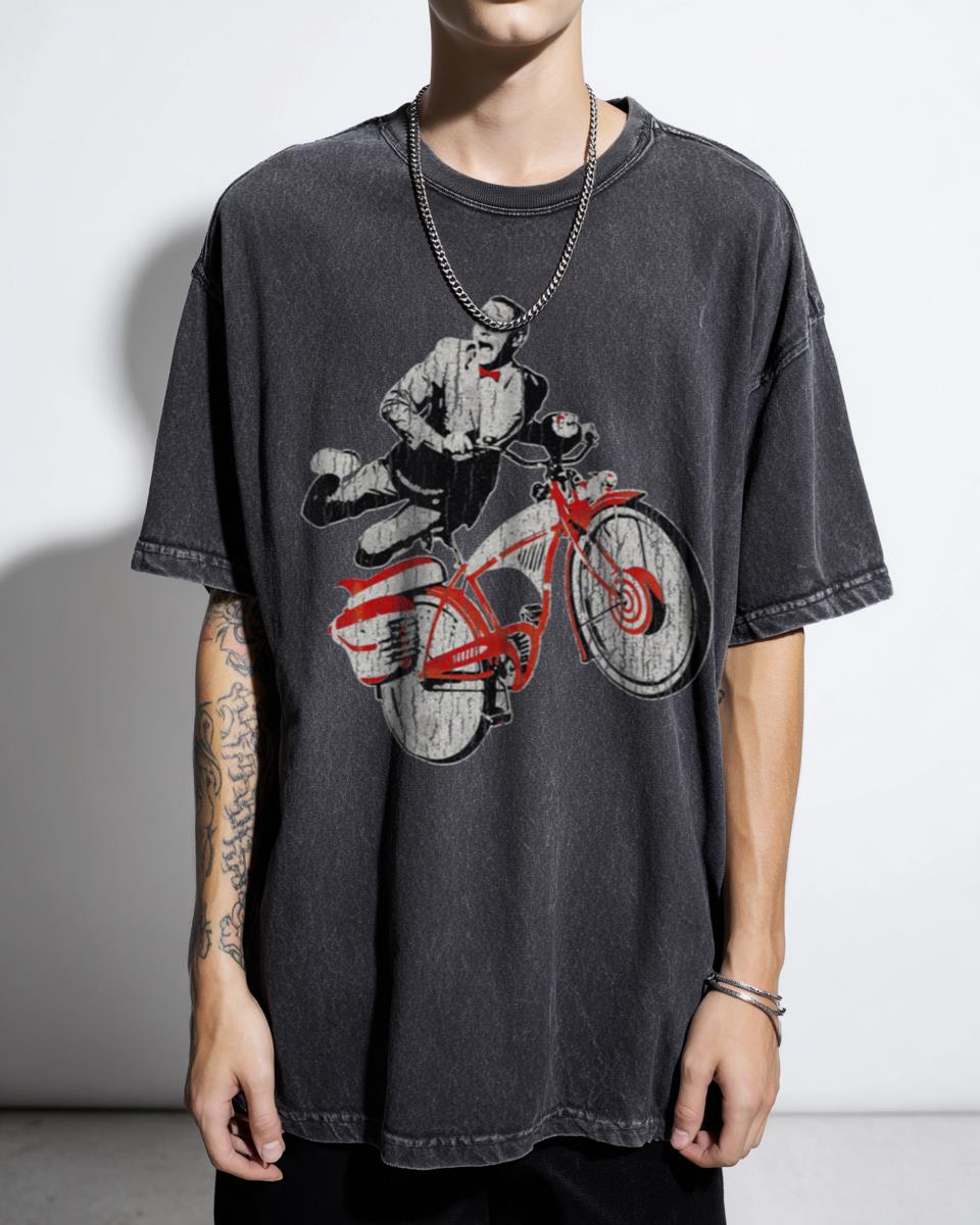 Pee-wee Herman's Big Adventure Bike T-Shirt | Funny 80s Retro Tee