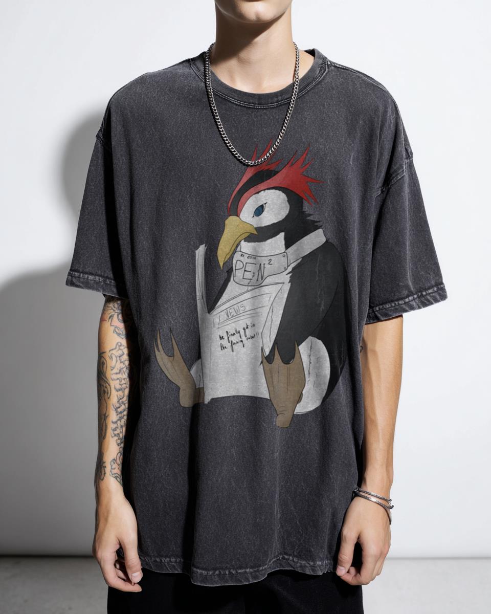 Penpen Neon Genesis Evangelion Penguin T-Shirt - Anime Manga Fan Apparel for Unisex