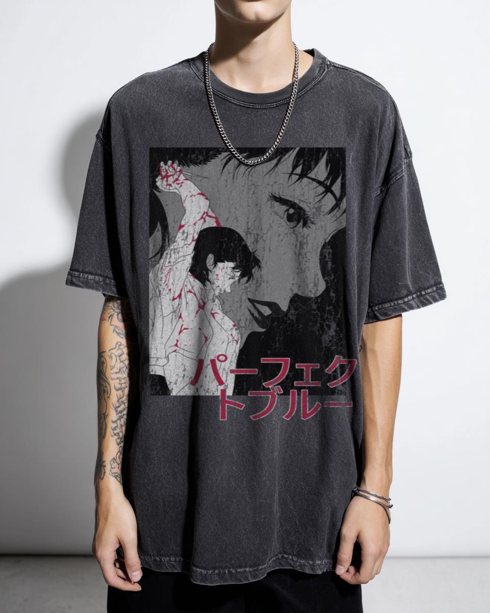 PERFECT BLUE Satoshi Kon Anime Film T-Shirt | 90s Thriller Tee