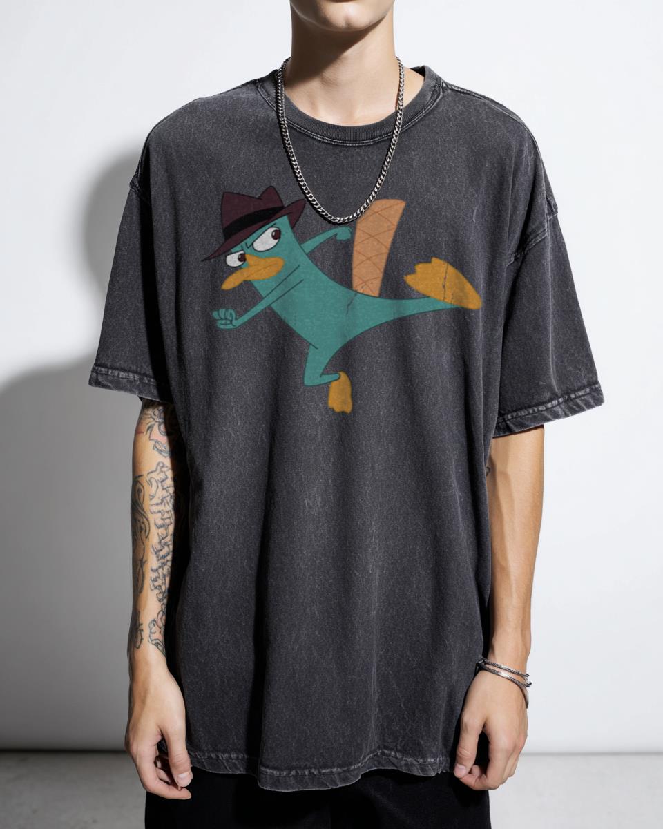 Perry the Platypus Phineas and Ferb Cartoon T-Shirt - Agent P Fan Apparel Kids