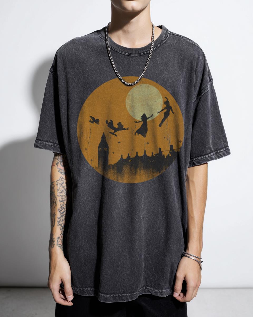 Peter Pan & Darling Children Halloween Tee | Disney Fan Art