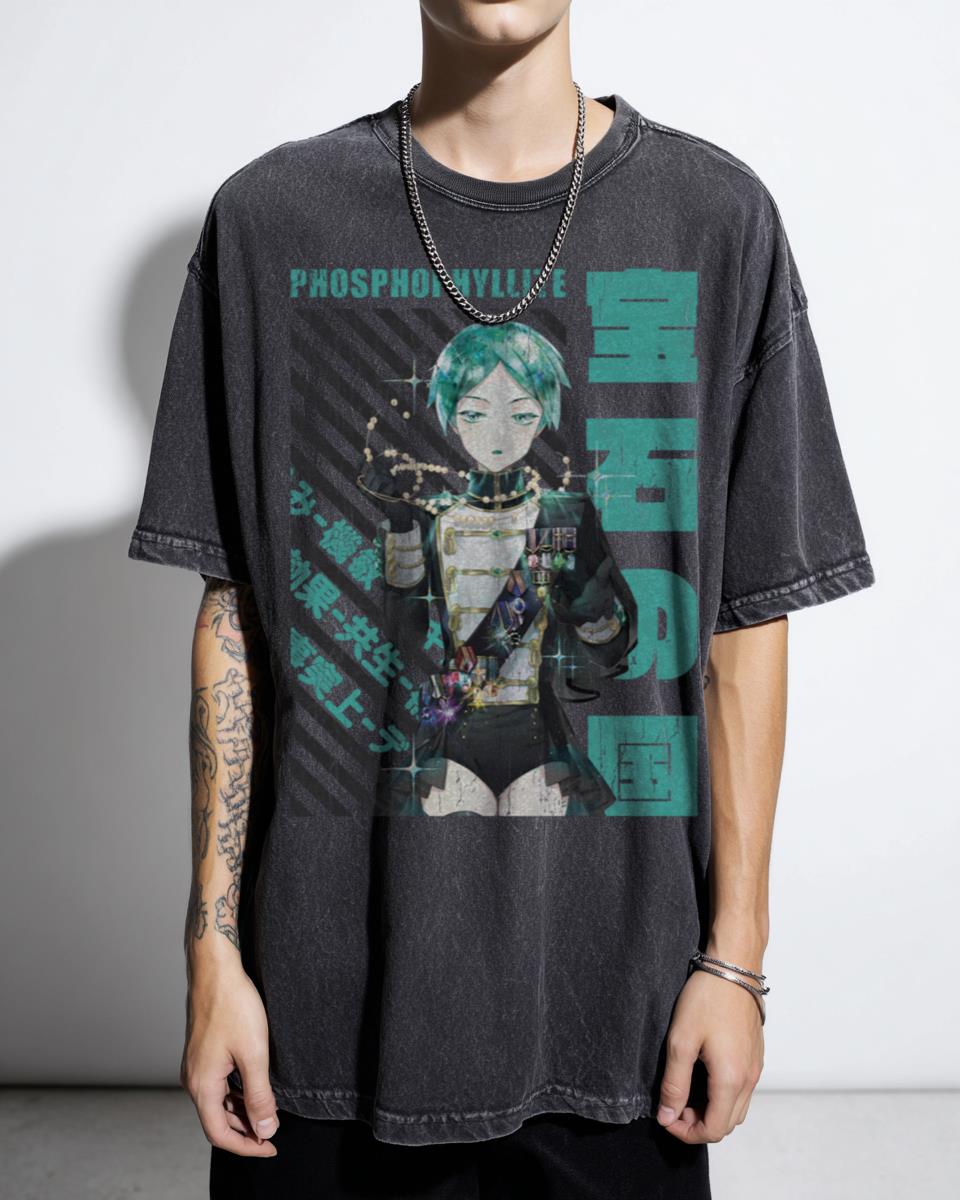 Phosphophyllite Land of the Lustrous Anime T-Shirt - Houseki no Kuni Manga Fan Art